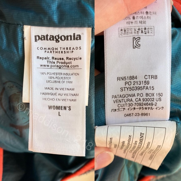 Patagonia Mixed Media Snap-T Pullover Large Crater Blue Sherpa Quilted Jacket L - Picture 15 of 16